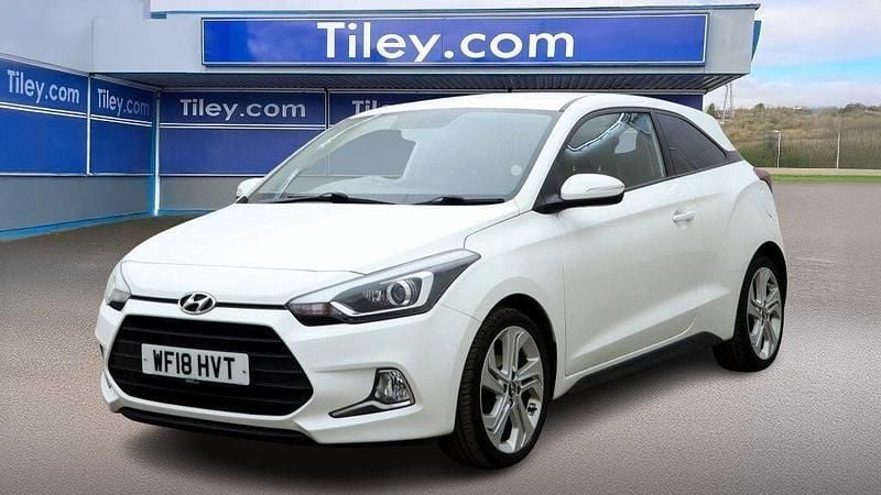 Used Hyundai i20 Premium 2018 White Coupe