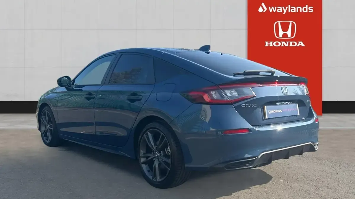 Begagnad Honda Civic Sport 2025 Blå Halvkombi
