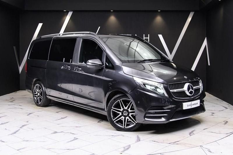 Grey Used 2019 Mercedes V300 AMG line MPV | £38,990 - Image 1/4
