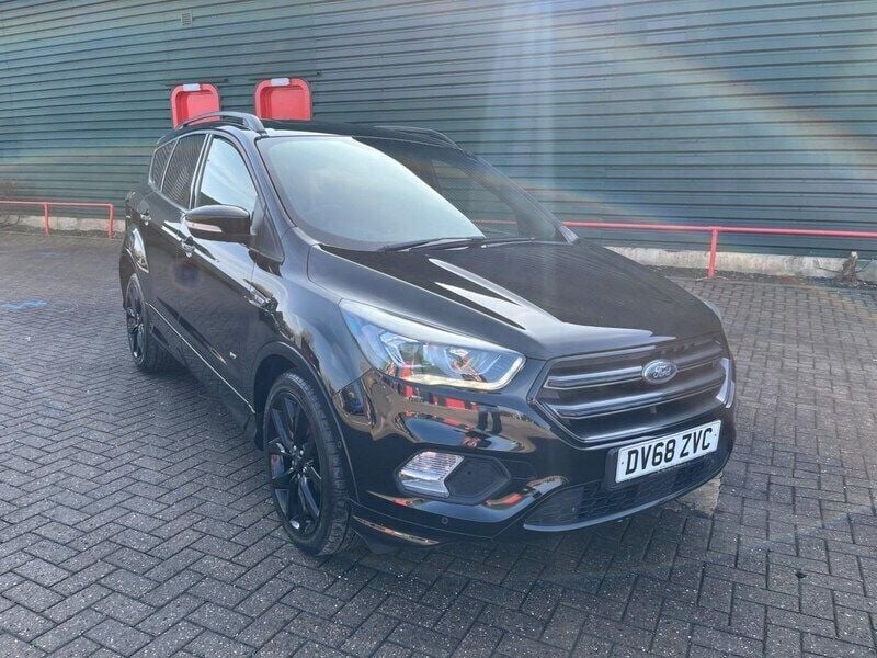 Black Used 2018 Ford Kuga ST-Line X SUV | £12,000 (Fair price) - Image 1/2