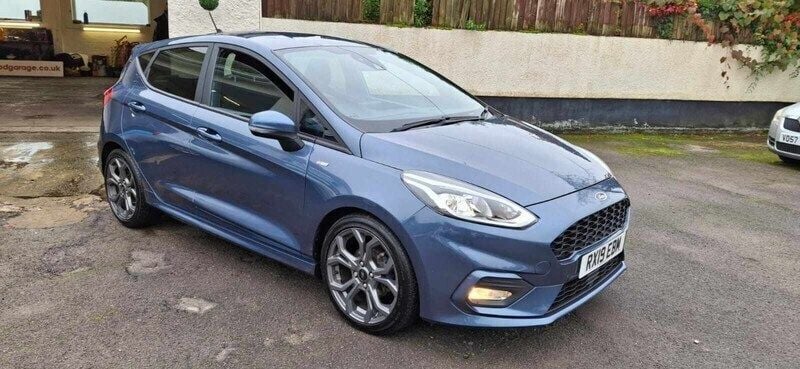 Blue Used 2019 Ford Fiesta ST-Line Hatchback | £6,395 (Fair price) - Image 1/4