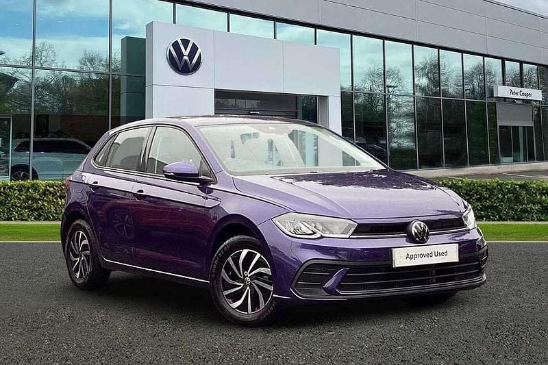 Mauve/purple Used 2023 VW Polo Life Hatchback | £17,491 (Fair price) - Image 1/4