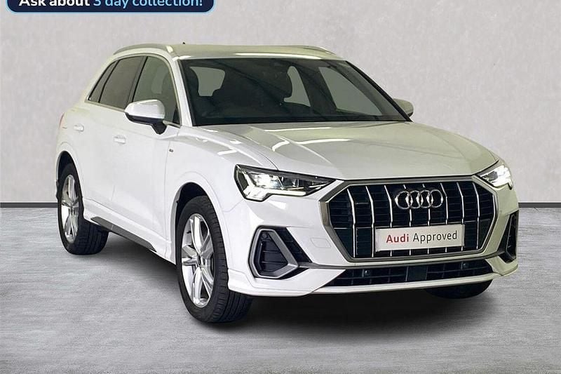 White Used 2022 Audi Q3 S-Line SUV | £29,487 (Good price) - Image 1/4