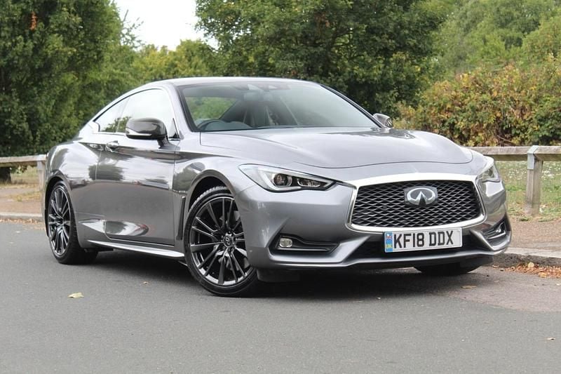 Grey Used 2018 Infiniti Q60 Sport Tech Coupe | £13,995 - Image 1/4