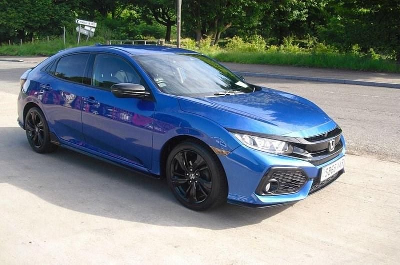 Used Honda Civic Sport 126 HP (92 kW) 2018 Blue Hatchback