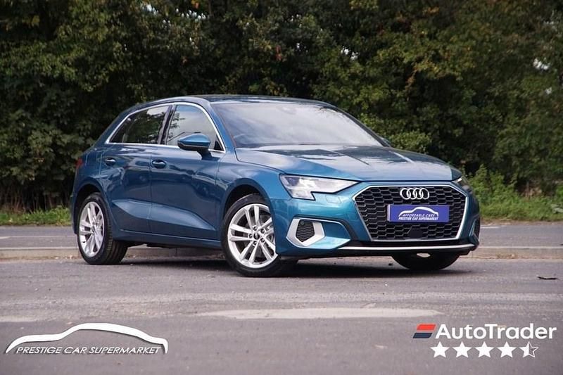 Blue Used 2021 Audi A3 Sportback e-tron Sport Sedan | £13,999 (Fair price) - Image 1/4