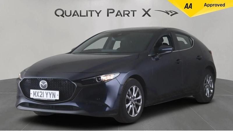 Used Mazda 3 2021 Blue Hatchback