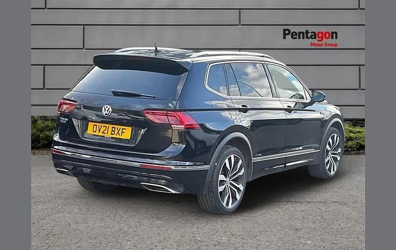 Used VW Tiguan Allspace R-line 150 HP (110 kW) 2021 Black SUV