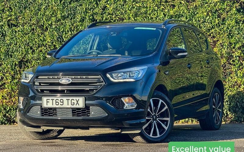Black Used 2019 Ford Kuga ST-Line SUV | £13,990 (Good price) - Image 1/4