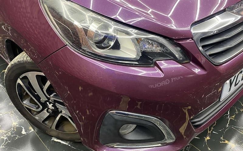 Used Peugeot 108 82 HP (60 kW) 2014 Mauve/purple Hatchback