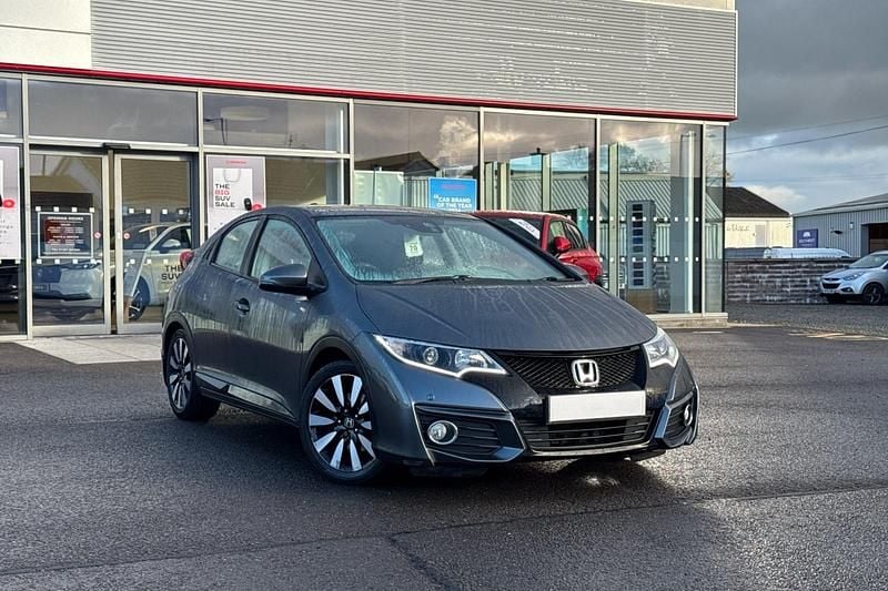 Grey Used 2016 Honda Civic SE Plus Hatchback | £9,900 (Good price) - Image 1/4