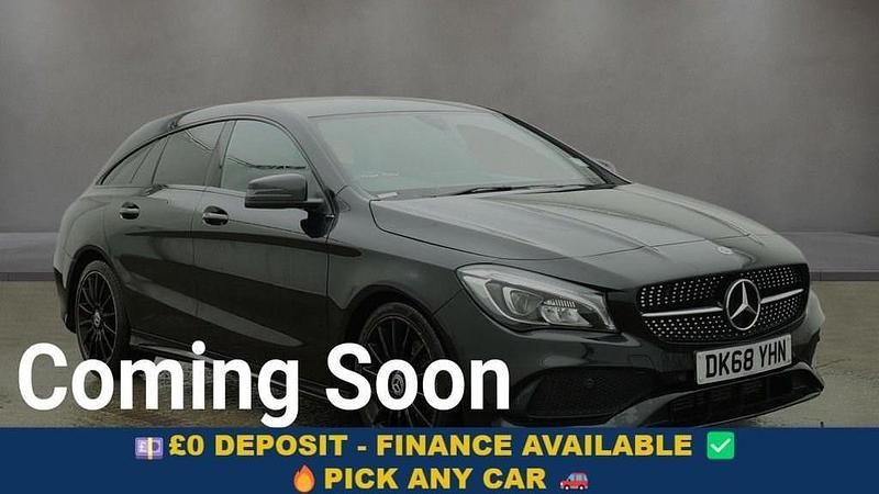 Used Mercedes CLA220 AMG line 2018 Black Sedan