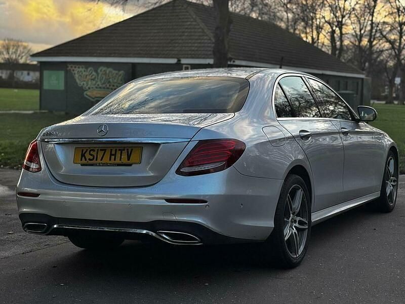 Used Mercedes E220 AMG line 194 HP (142 kW) 2017 Silver Sedan