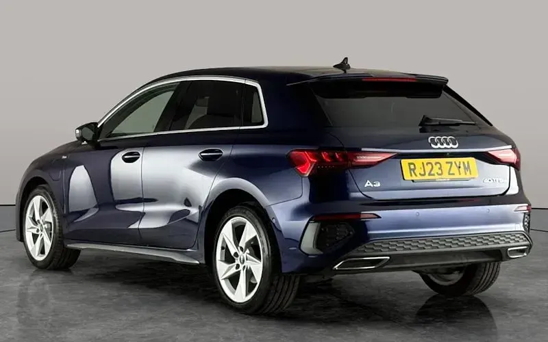 Used Audi A3 Sportback e-tron S-Line 204 HP (150 kW) 2023 Blue Hatchback