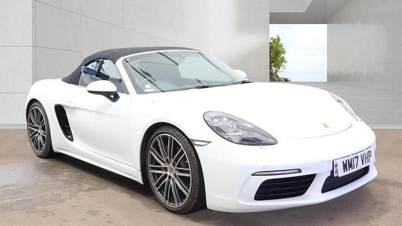 Used Porsche Boxster 2017 White Cabriolet