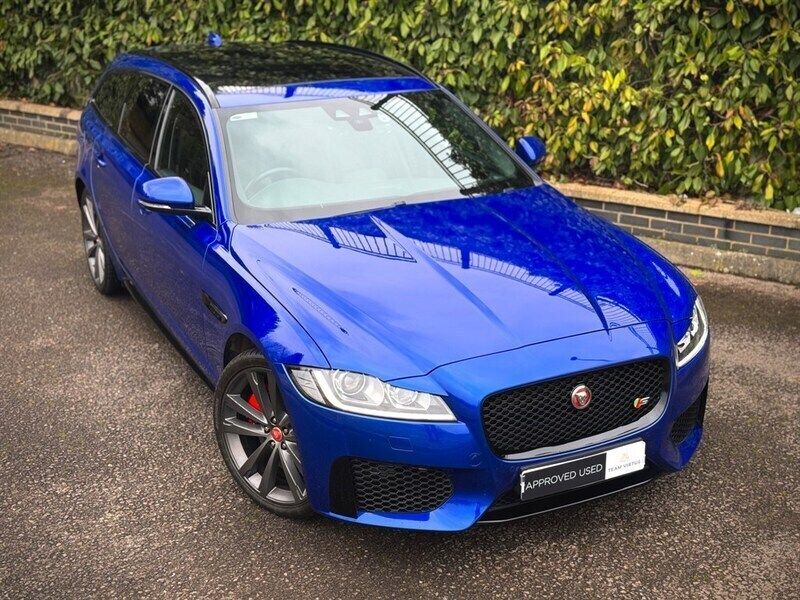Blue Used 2019 Jaguar XF Sportbrake S Estate | £25,995 (Fair price) - Image 1/4