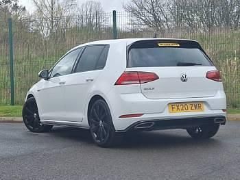 Used VW Golf VII R-line 150 HP (110 kW) 2020 White Hatchback