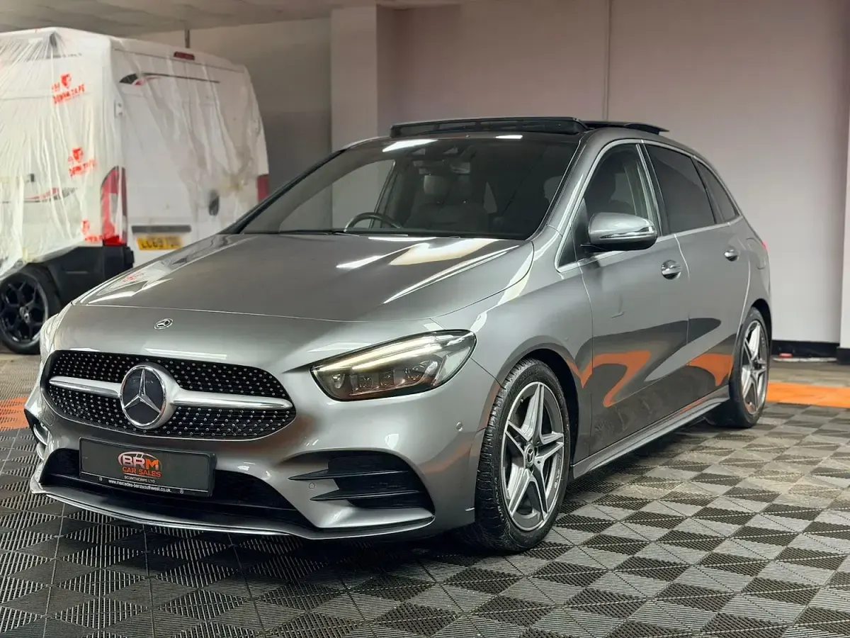 Used Mercedes B220 AMG Line Premium Plus 190 HP (139 kW) 2019 Grey Hatchback