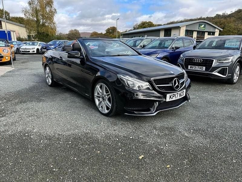 Black Used 2017 Mercedes E350 AMG line Cabriolet | £17,995 (Good price) - Image 1/4