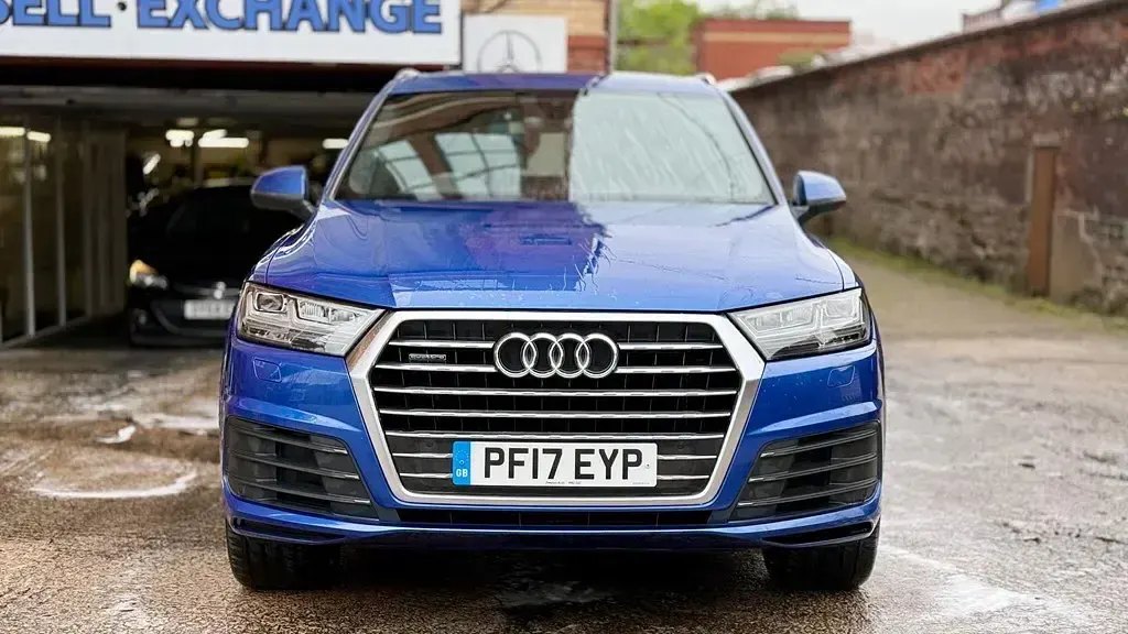 Used Audi Q7 S-Line 2017 Blue SUV