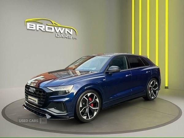 Used Audi Q8 Black Edition 286 HP (210 kW) 2022 Blue SUV