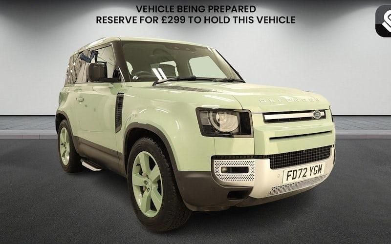 Used Land Rover Defender 75th Limited Edition 300 HP (220 kW) 2022 Grassmere green SUV