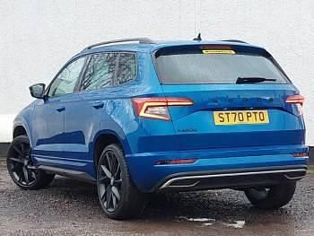 Used Skoda Karoq SportLine 150 HP (110 kW) 2021 Blue SUV