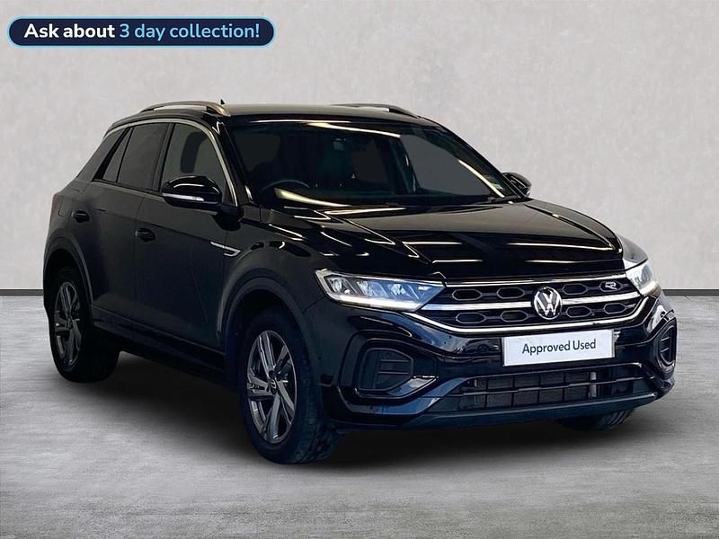 Black Used 2023 VW T-Roc R-line SUV | £26,100 (Fair price) - Image 1/4
