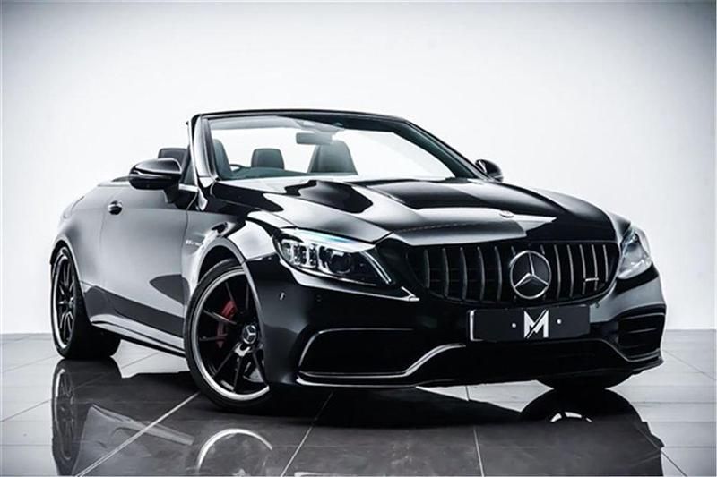Black Used 2019 Mercedes C63 AMG Premium Plus Cabriolet | £41,995 (Fair price) - Image 1/4