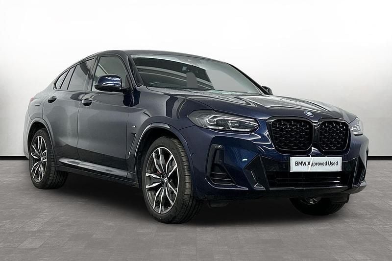 Used BMW X4 M Sport 187 HP (137 kW) 2021 Blue SUV