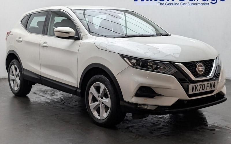 White Used 2020 Nissan Qashqai Acenta Premium SUV | £12,050 (Good price) - Image 1/4
