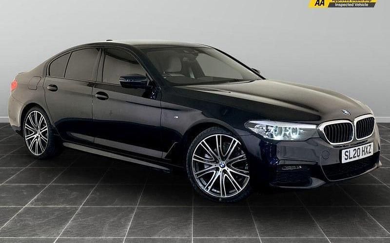 Black Used 2020 BMW 520 M Sport Sedan | £20,995 (Fair price) - Image 1/2