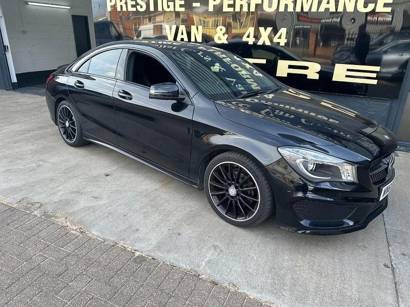 Black Used 2015 Mercedes CLA200 AMG Sedan | £11,999 (Fair price) - Image 1/3