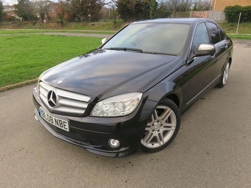 Used Mercedes C200 2008 Black Sedan