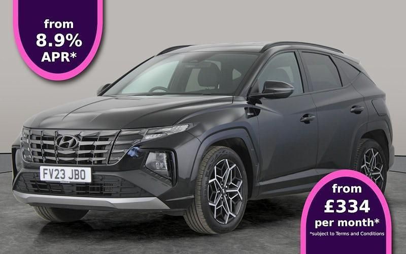 Black Used 2023 Hyundai Tucson N Line SUV | £23,155 (Fair price) - Image 1/3