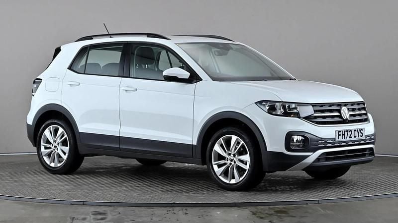 White Used 2023 VW T-Cross SE SUV | £14,798 (Fair price) - Image 1/4