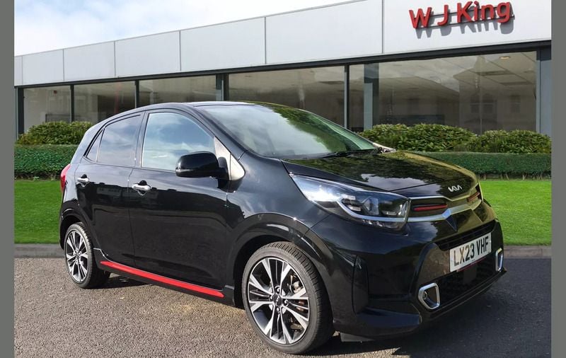 Black Used 2023 Kia Picanto 4 Hatchback | £14,595 (Fair price) - Image 1/3