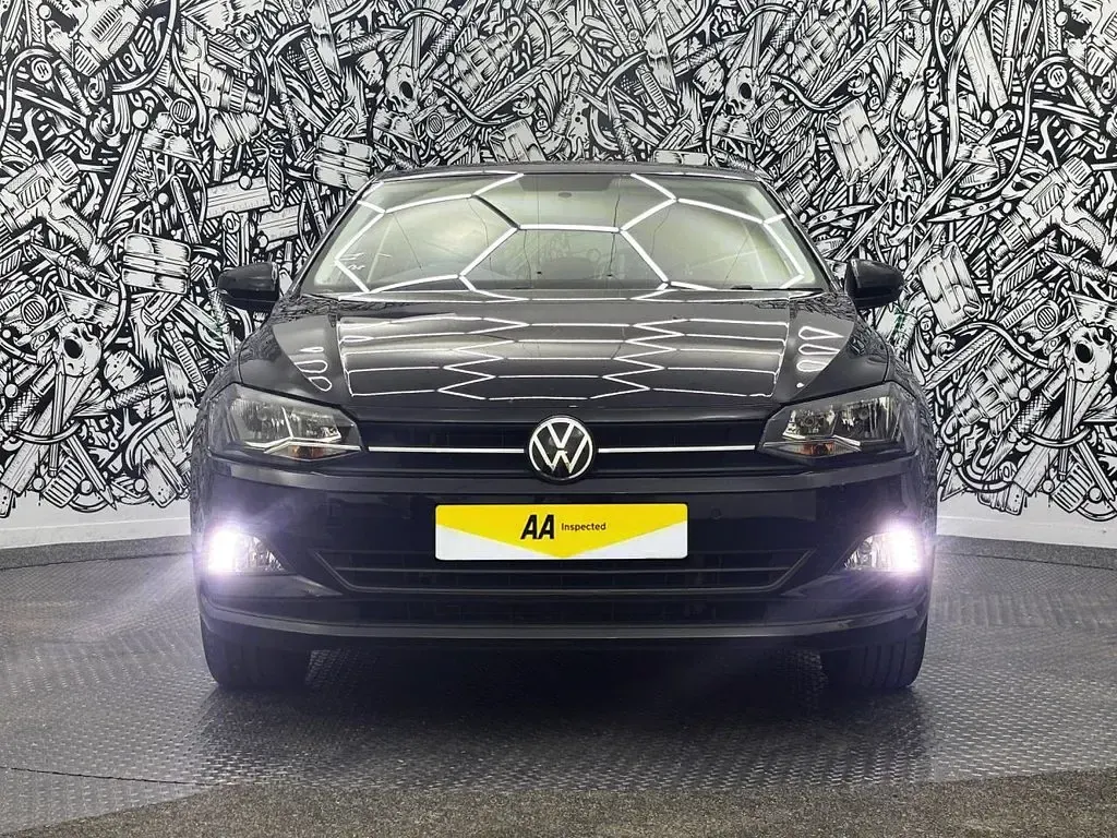 Used VW Polo Match 95 HP (69 kW) 2021 Black Hatchback