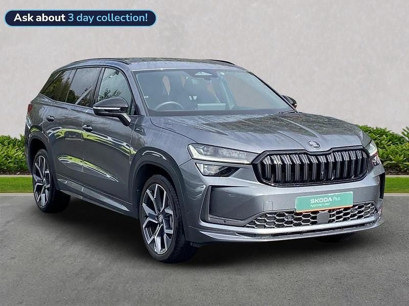 Grey Used 2024 Skoda Kodiaq SportLine SUV | £37,353 (Expensive) - Image 1/4