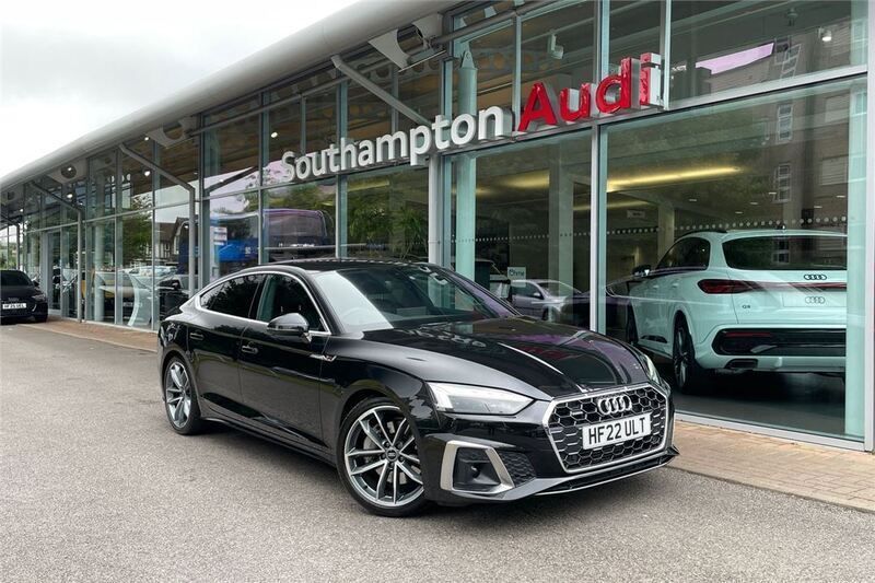 Black Used 2022 Audi A5 Sportback S-Line Hatchback | £31,090 (Super price) - Image 1/4