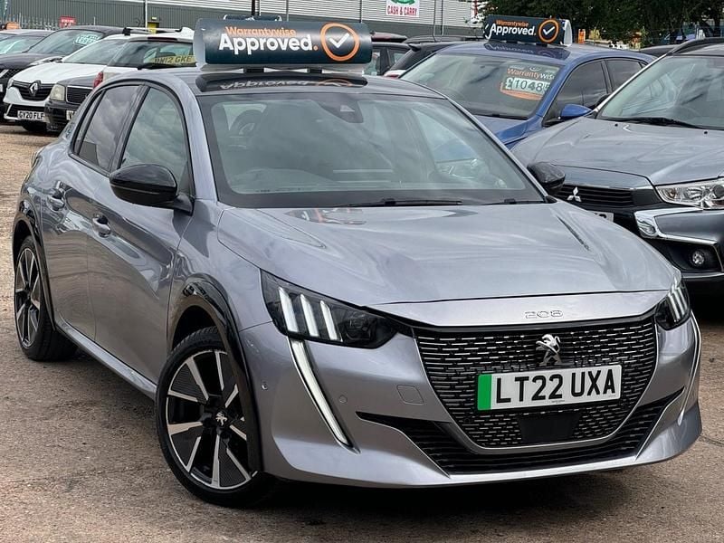Grey Used 2022 Peugeot e-208 GTi Hatchback | £9,975 (Super price) - Image 1/3