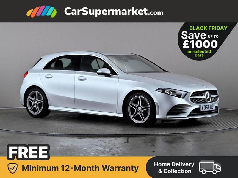 Silver Used 2018 Mercedes A200 AMG line Hatchback | £16,197 (Fair price) - Image 1/3