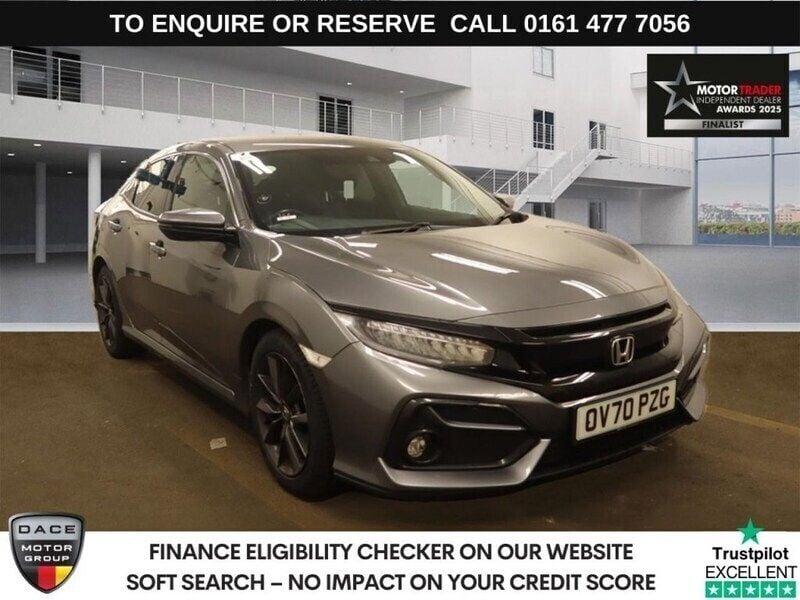 Grey Used 2020 Honda Civic SR Hatchback | £10,790 (A bit pricey) - Image 1/3