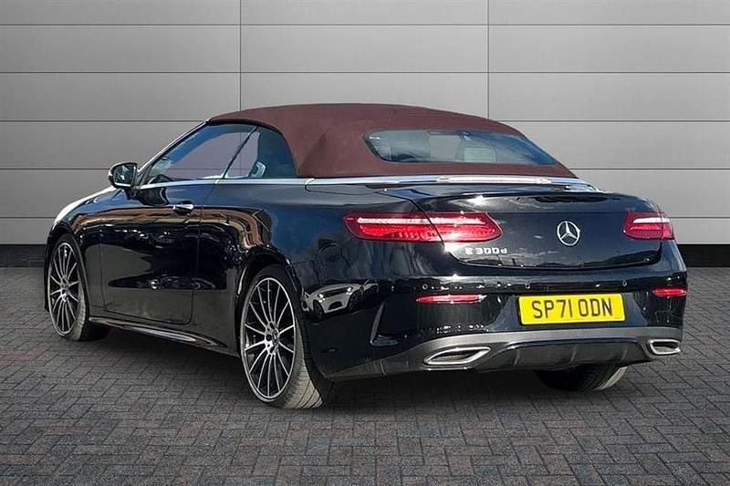 Used Mercedes E300 AMG line 245 HP (180 kW) 2021 Black Cabriolet