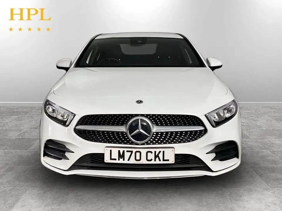 Used Mercedes A180 AMG line 116 HP (85 kW) 2020 White Sedan