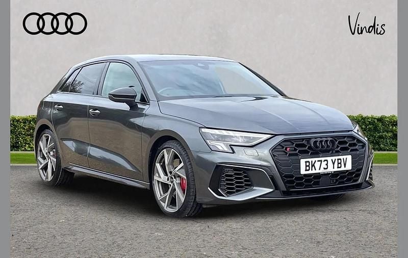 Grey Used 2023 Audi S3 Sportback Black Edition Hatchback | £34,692 - Image 1/4