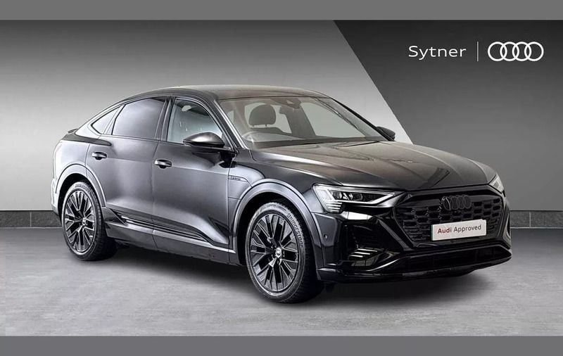 Black Used 2024 Audi Q8 e-tron Black Edition SUV | £46,000 (Expensive) - Image 1/4