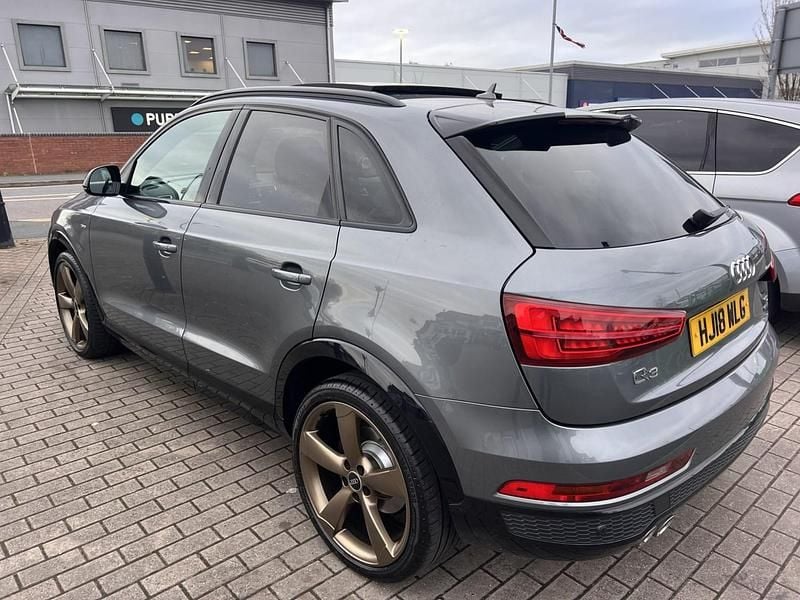 Used Audi Q3 Black Edition 184 HP (135 kW) 2018 Grey SUV