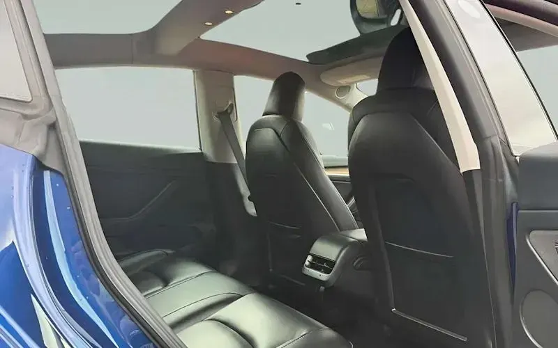 Used Tesla Model 3 Standard Range Plus 180 kW (245 HP) 2020 Blue Sedan