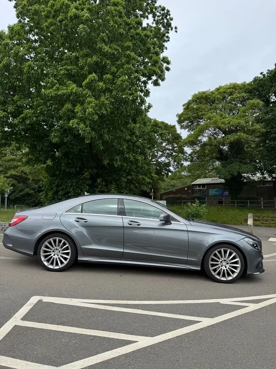 Used Mercedes CLS220 AMG line 174 HP (127 kW) 2016 Grey Coupe